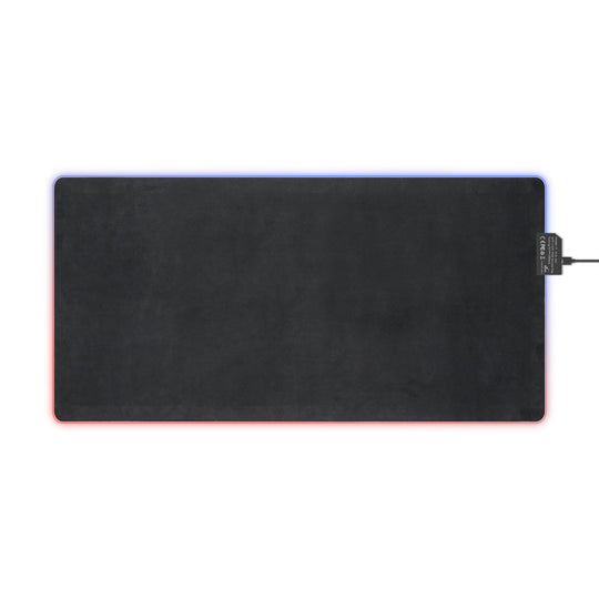 Purple Mist LED Gaming Mouse Pad Printify