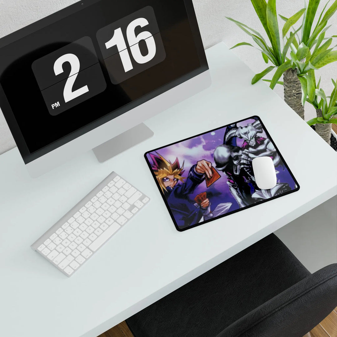 Purple Mist Desk Mats Printify