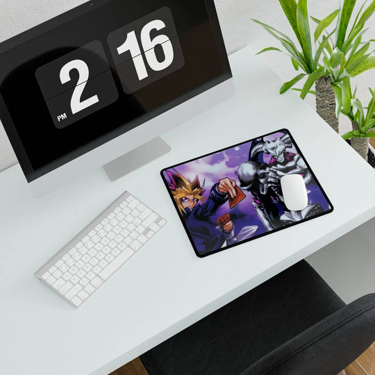 Purple Mist Desk Mats Printify
