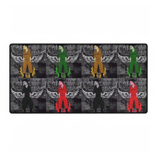 Graffiti Devil Desk Mats Printify