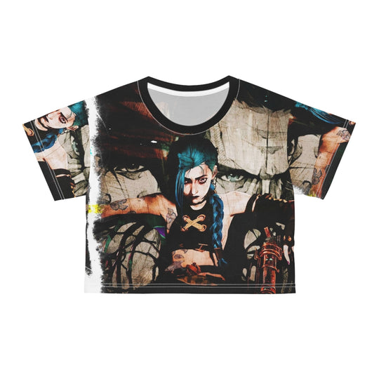 Jinx All Over Print Crop Top Printify