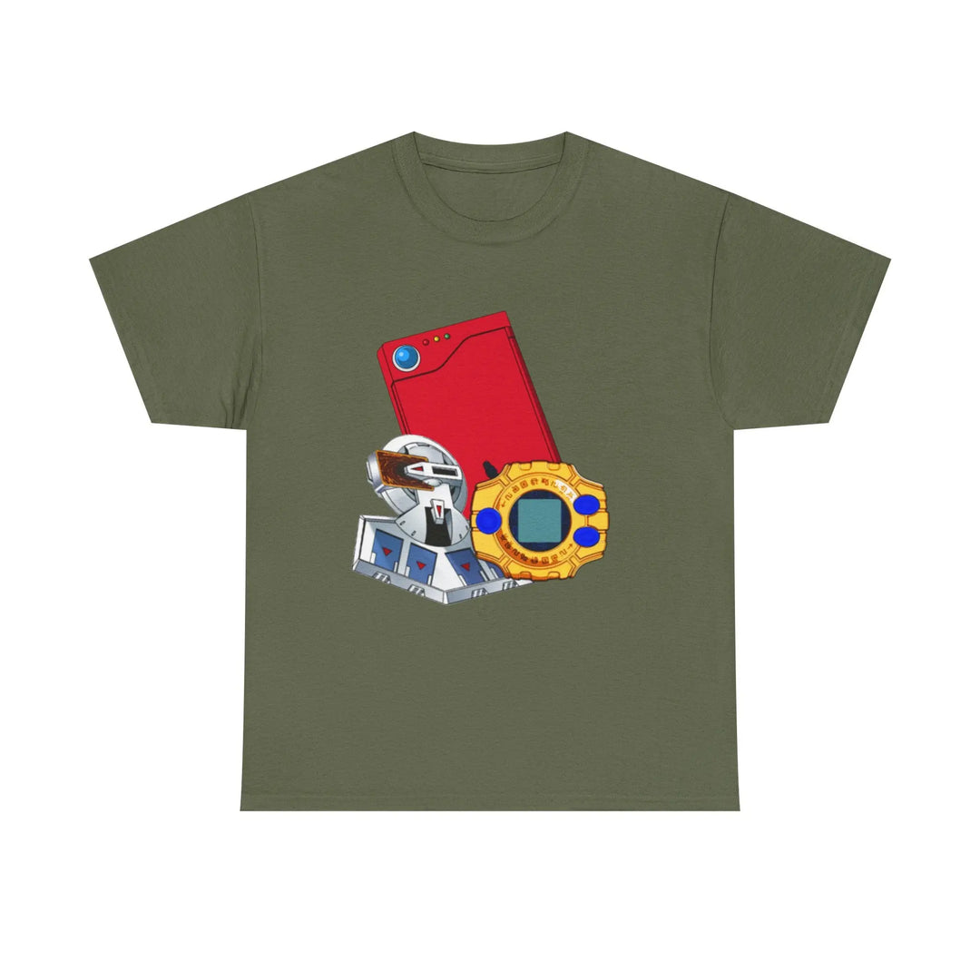 Tee: Saturday Morning Trio Unisex Heavy Cotton Tee - Jesterdesigns1
