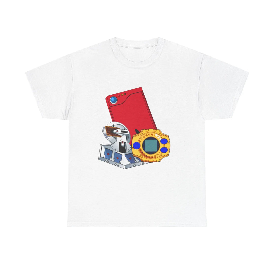 Tee: Saturday Morning Trio Unisex Heavy Cotton Tee - Jesterdesigns1