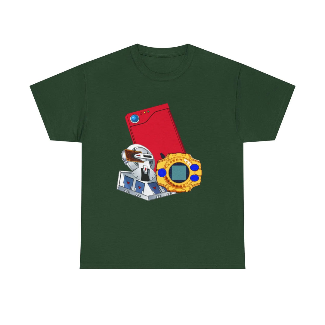 Tee: Saturday Morning Trio Unisex Heavy Cotton Tee - Jesterdesigns1