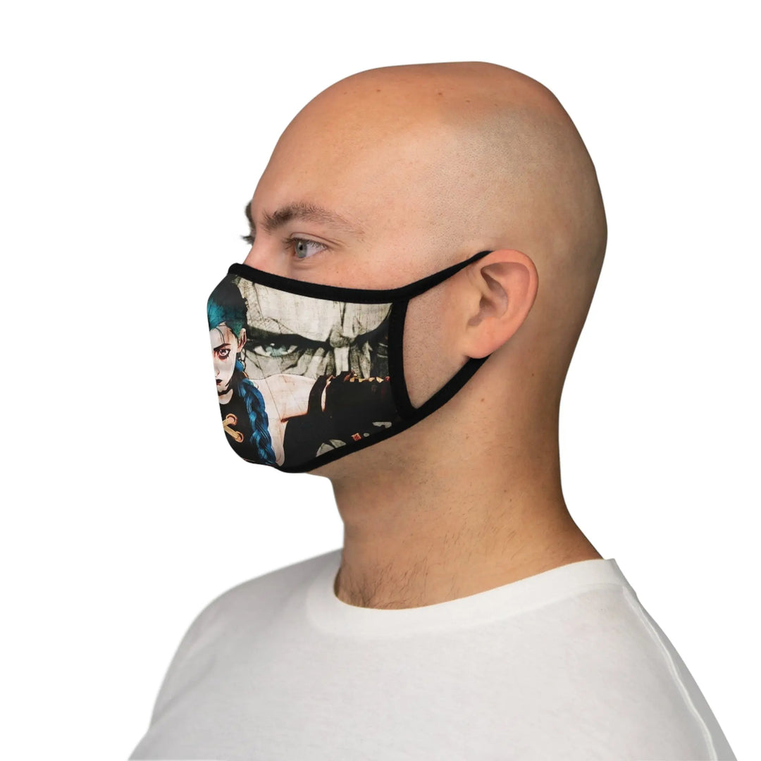 Jinx Stylish Graphic Face Mask | Unique Art Design, Fashion Accessory, Cosplay Mask, Everyday Wear, Gift Idea Printify