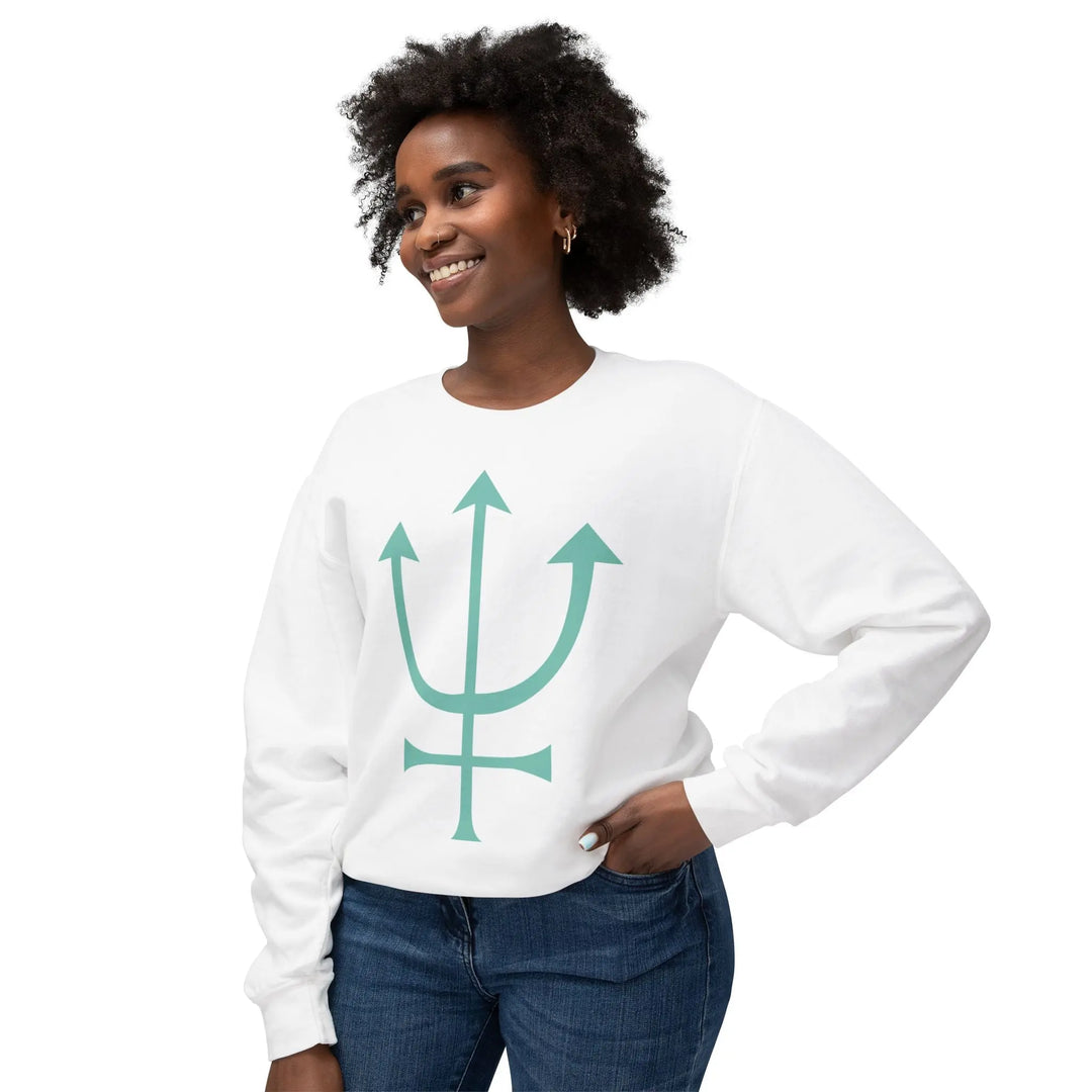 Trendy Unisex Crewneck Sweatshirt with Symbol Design, Casual Loungewear, Gift for Friends and Family, Occasions: Birthdays, Holidays, [...] Printify