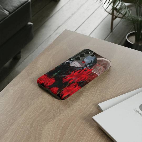 Red Lilly Tough Cases Printify