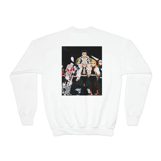 Hashira Youth Crewneck Sweatshirt Printify