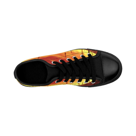 Men's Sunset Graphic Sneakers | Trendy Urban Footwear for Men, Stylish Sneakers, Casual Shoes, Perfect for Gifting, Summer Vibes, [...] Printify