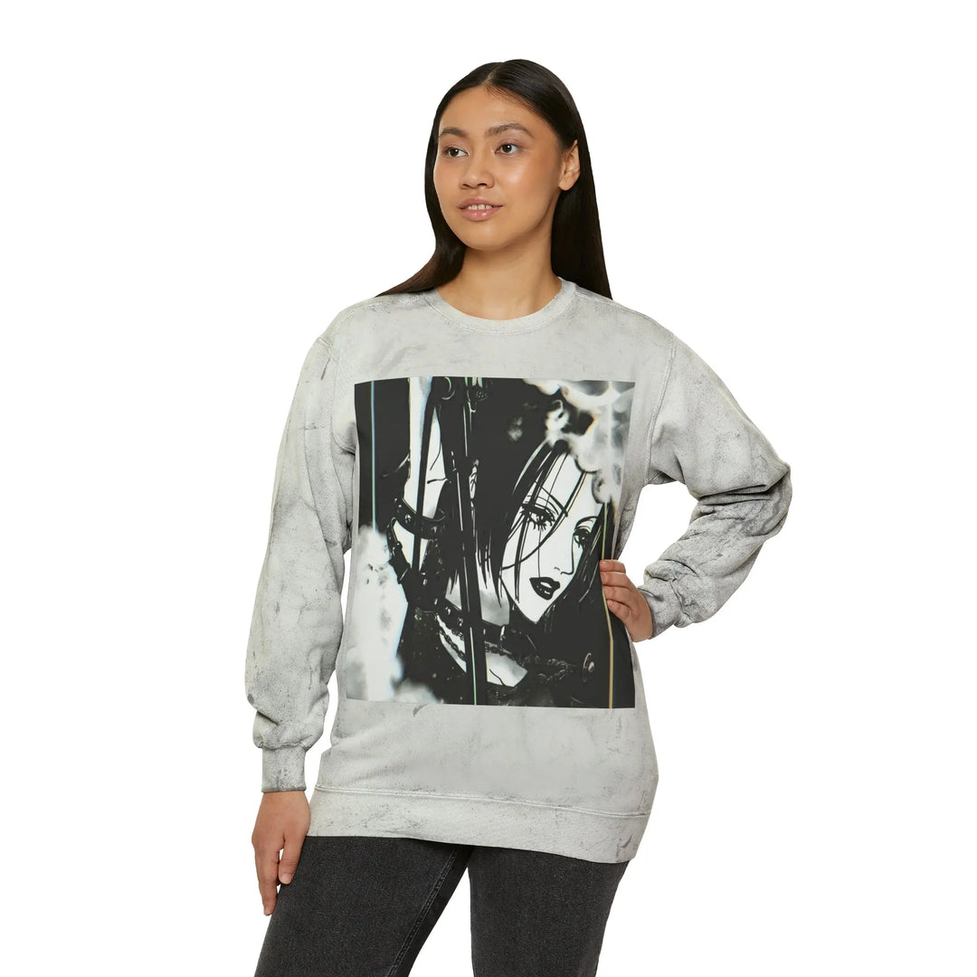 Numb Unisex Color Blast Crewneck Sweatshirt Printify