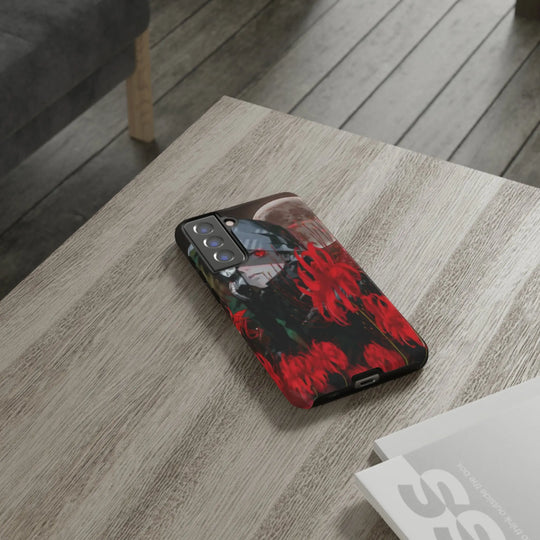 Red Lilly Tough Cases Printify