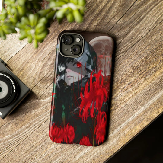 Red Lilly Tough Cases Printify