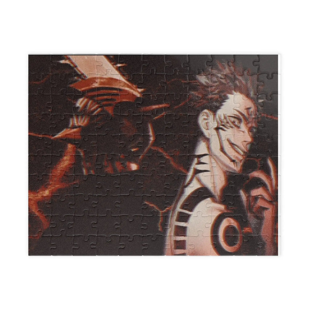 Jujutsu Kaisen Sukuna Chainsaw Man Anime Mystery Puzzle - 110, 252, 520, 1014-piece, Perfect Gift for Fans, Collectible Puzzle, Home Decor, Family Fun Printify