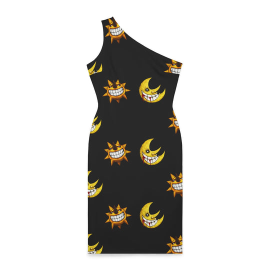 Soul Eater Shoulder Dress (AOP) Printify