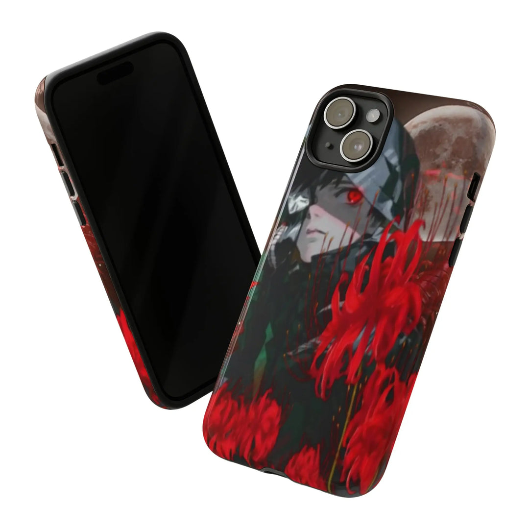 Red Lilly Tough Cases Printify