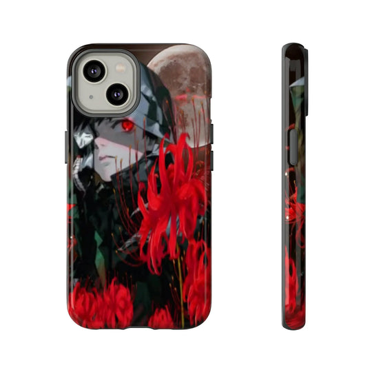 Red Lilly Tough Cases Printify