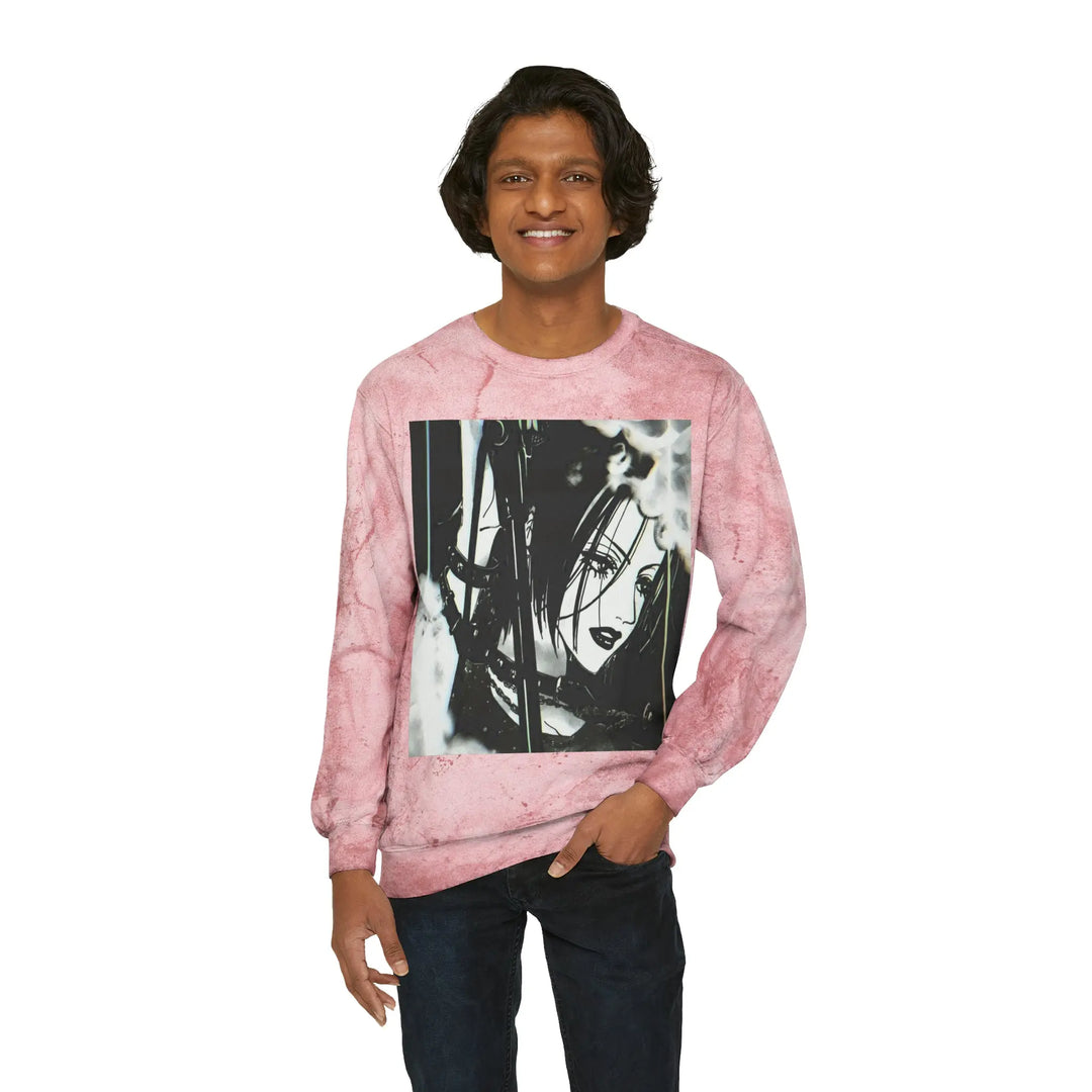 Numb Unisex Color Blast Crewneck Sweatshirt Printify