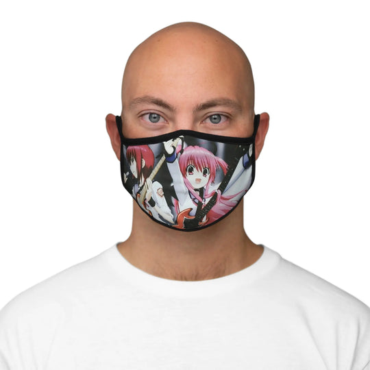 Girls DeMo Fitted Polyester Face Mask Printify