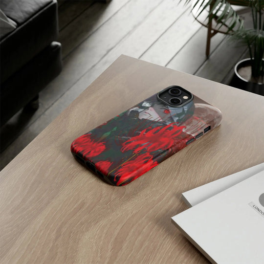 Red Lilly Tough Cases Printify