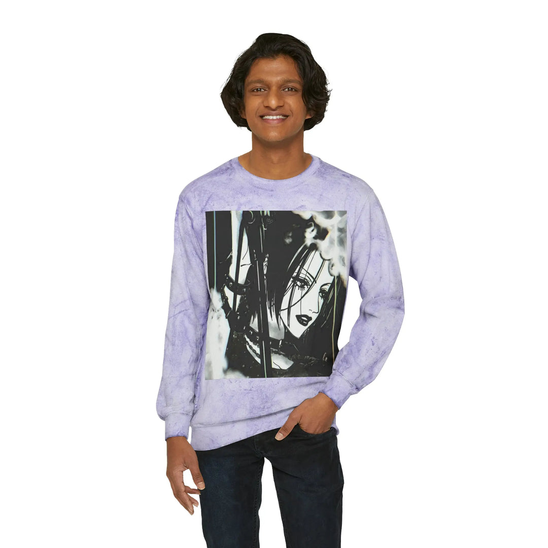 Numb Unisex Color Blast Crewneck Sweatshirt Printify
