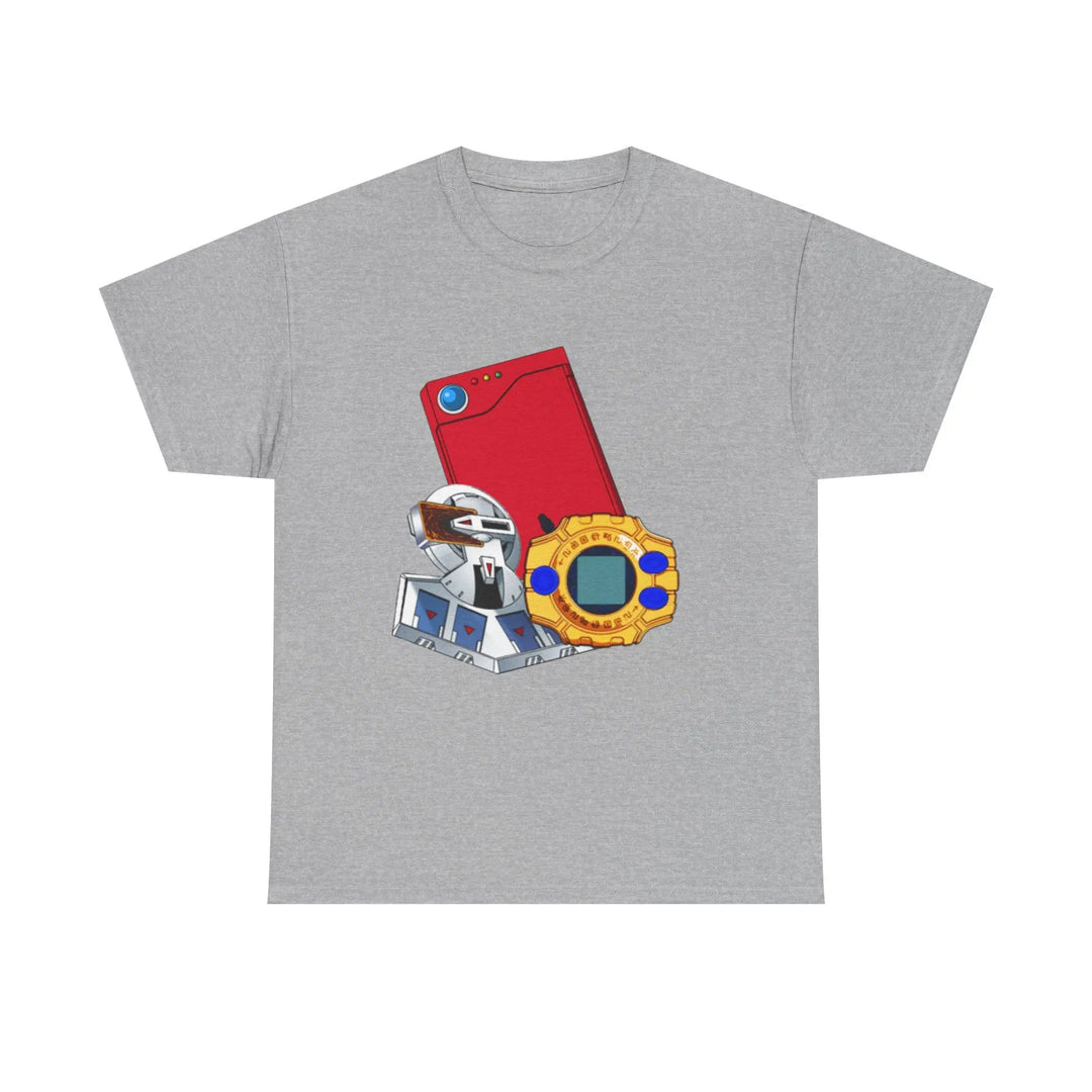 Tee: Saturday Morning Trio Unisex Heavy Cotton Tee - Jesterdesigns1