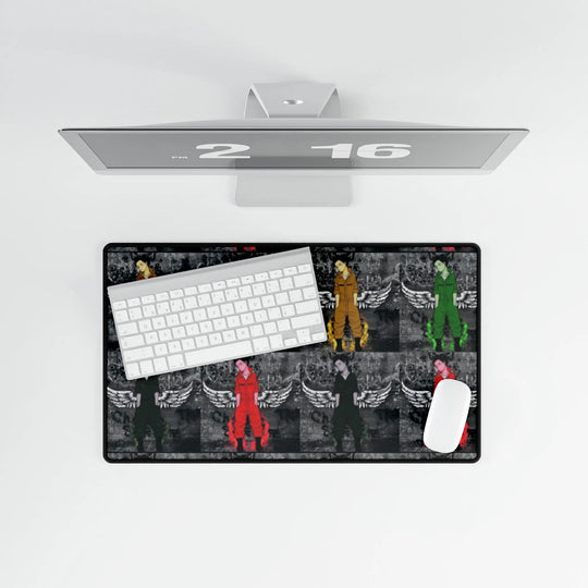 Graffiti Devil Desk Mats Printify