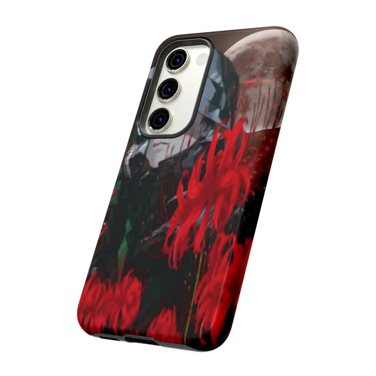 Red Lilly Tough Cases Printify