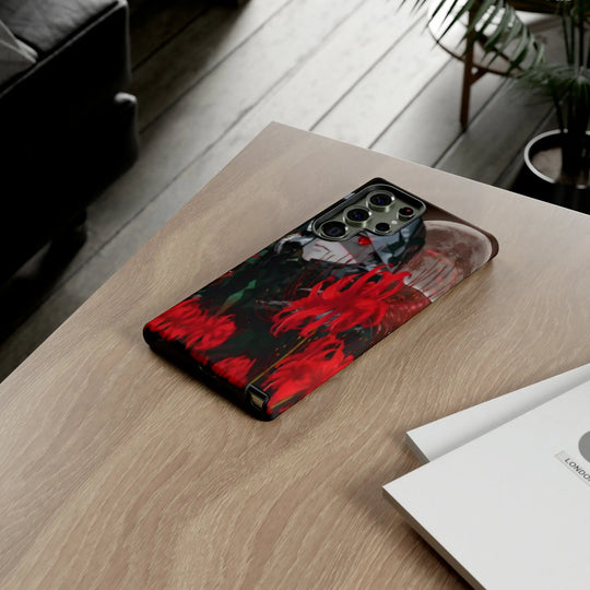 Red Lilly Tough Cases Printify