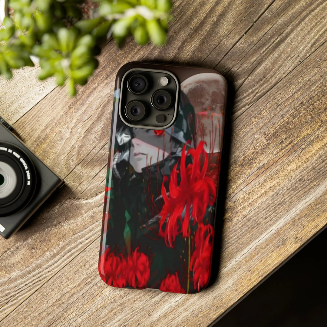 Red Lilly Tough Cases Printify