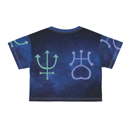 Outer Lovers Crop Tee (AOP) Printify