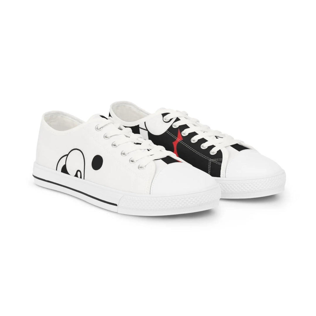 Unique Cartoon Design Men's Low Top Sneakers, Fun Casual Footwear, Gifts for Sneaker Lovers, Street Style Vibe, Trendy Everyday Shoes Printify