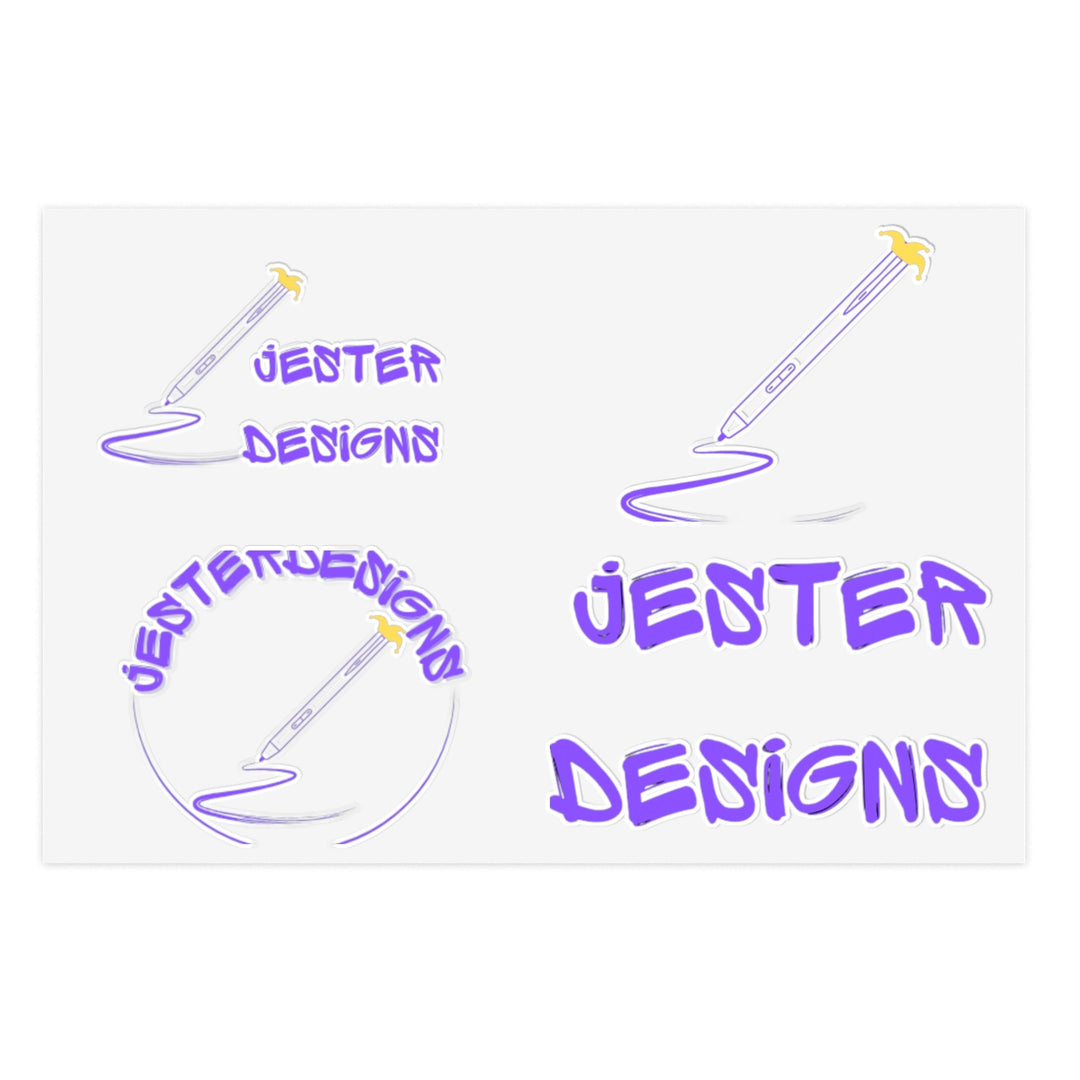Jester Logo Sticker Sheet Printify