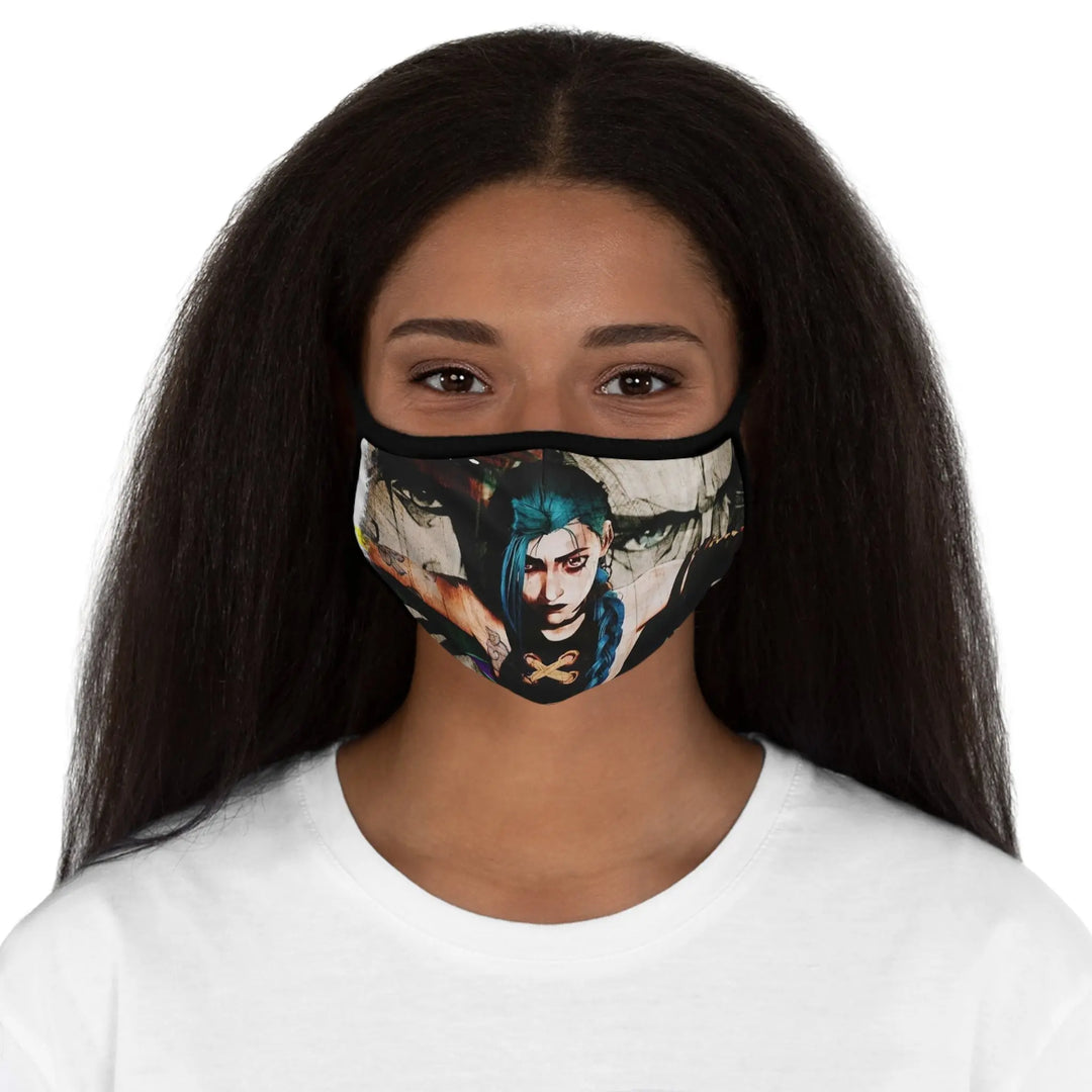 Jinx Stylish Graphic Face Mask | Unique Art Design, Fashion Accessory, Cosplay Mask, Everyday Wear, Gift Idea Printify