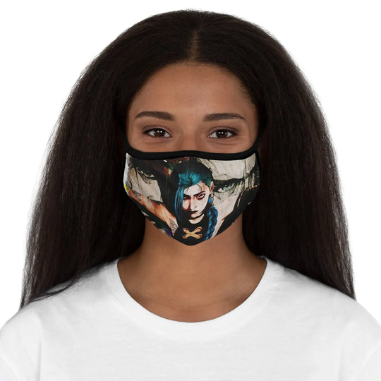 Jinx Stylish Graphic Face Mask | Unique Art Design, Fashion Accessory, Cosplay Mask, Everyday Wear, Gift Idea Printify