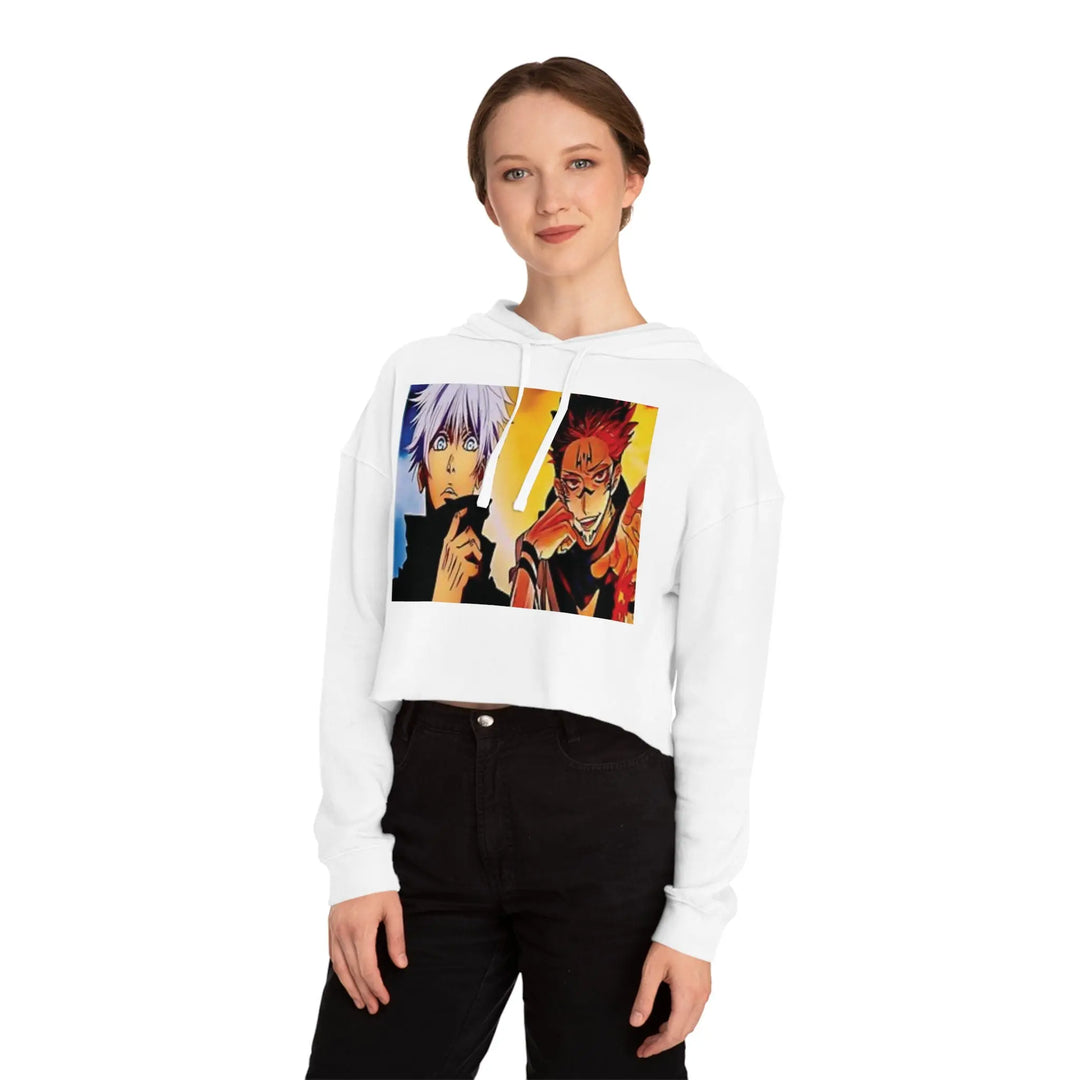 Honored Ones Crop Hoodie Printify