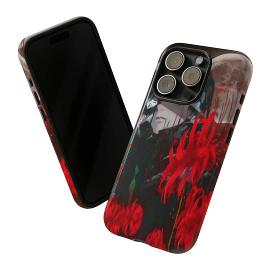 Red Lilly Tough Cases Printify