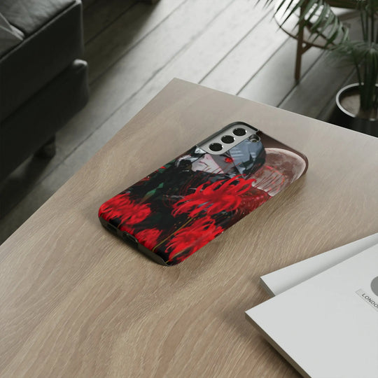 Red Lilly Tough Cases Printify