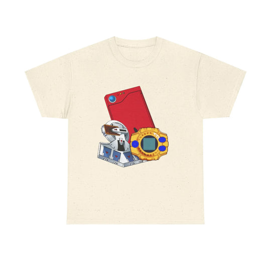 Tee: Saturday Morning Trio Unisex Heavy Cotton Tee - Jesterdesigns1