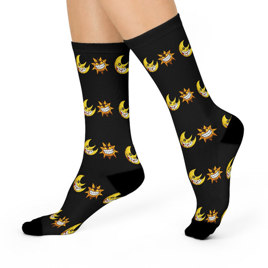 Soul Eater Cushioned Crew Socks Printify