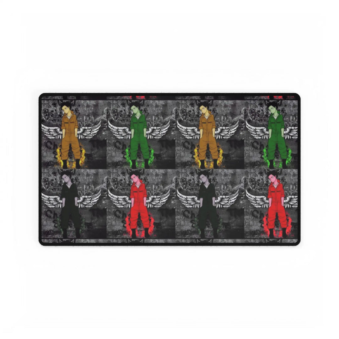 Graffiti Devil Desk Mats Printify