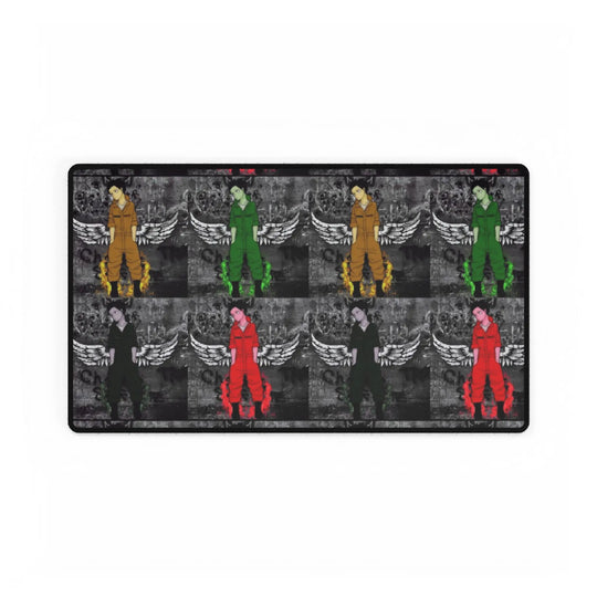 Graffiti Devil Desk Mats Printify