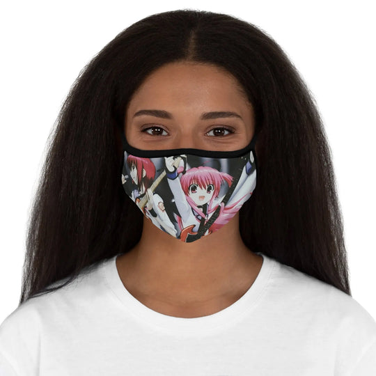 Girls DeMo Fitted Polyester Face Mask Printify