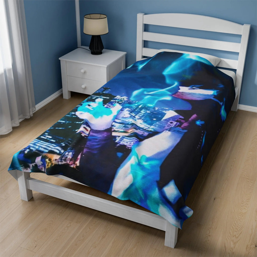 Dabi Velveteen Plush Blanket Printify