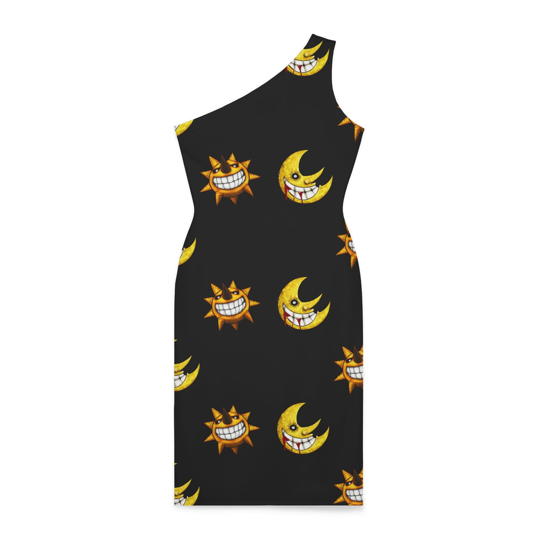 Soul Eater Shoulder Dress (AOP) Printify