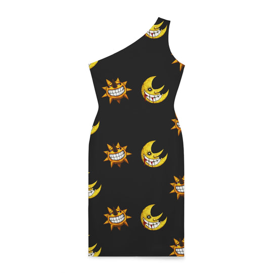 Soul Eater Shoulder Dress (AOP) Printify