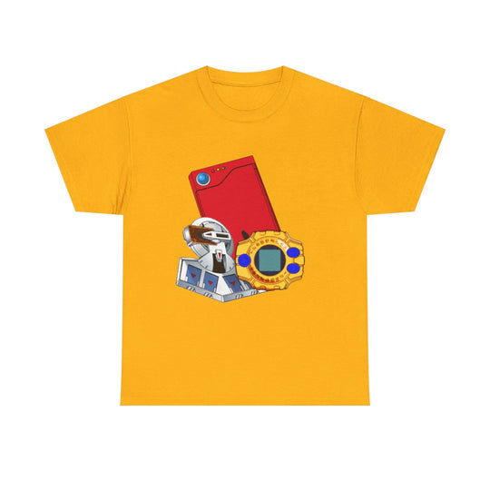 Tee: Saturday Morning Trio Unisex Heavy Cotton Tee - Jesterdesigns1
