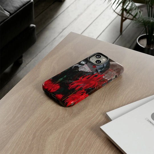 Red Lilly Tough Cases Printify