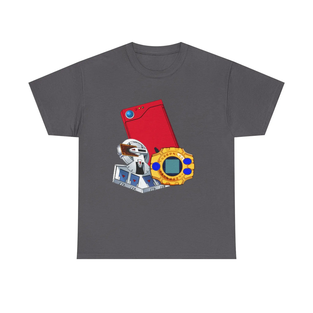 Tee: Saturday Morning Trio Unisex Heavy Cotton Tee - Jesterdesigns1