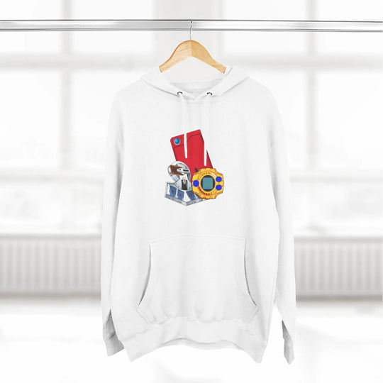 Fleece Hoodie - Saturday Morning Trio Design - Jesterdesigns1