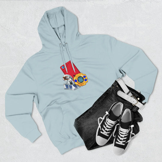 Fleece Hoodie - Saturday Morning Trio Design - Jesterdesigns1